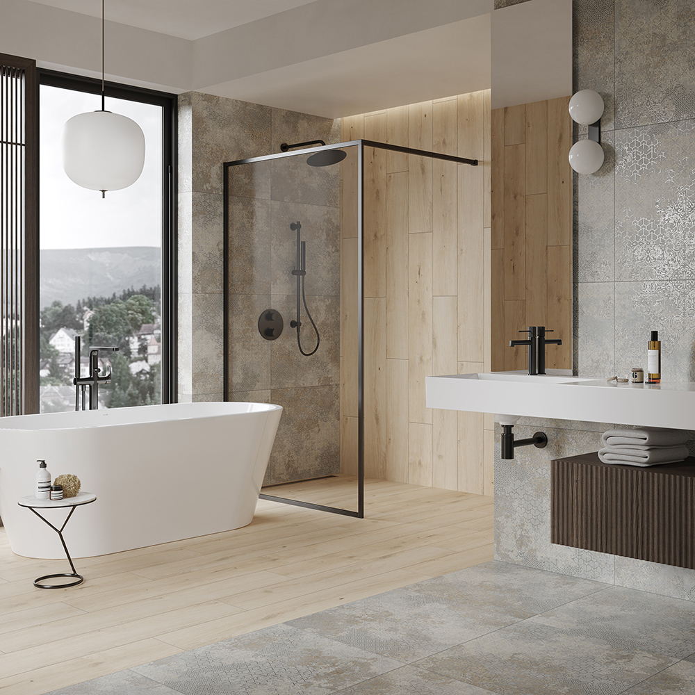 BODENFLIESE BETONOPTIK MODELLI MEHRFARBIG MATT 59,8X59,8 R10B CERSANIT BODENFLIESE BETONOPTIK MODELLI MEHRFARBIG MATT 59,8X59,8 R10B CERSANIT