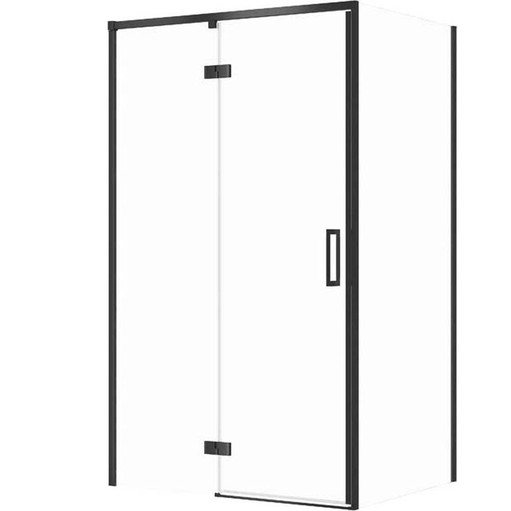 CERSANIT LARGA rechteckige Duschkabine links 120x90x195 cm schwarz S601-321