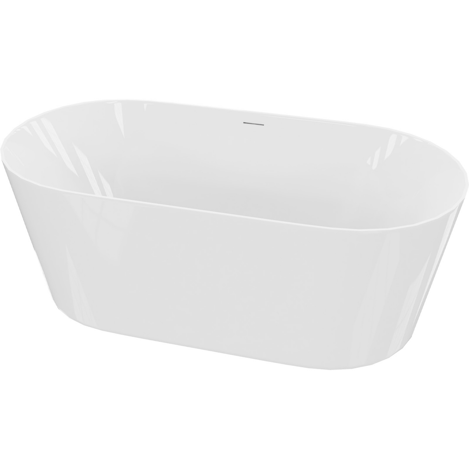 LAVITA Freistehende Badewanne OVO SLIM 150x75 cm