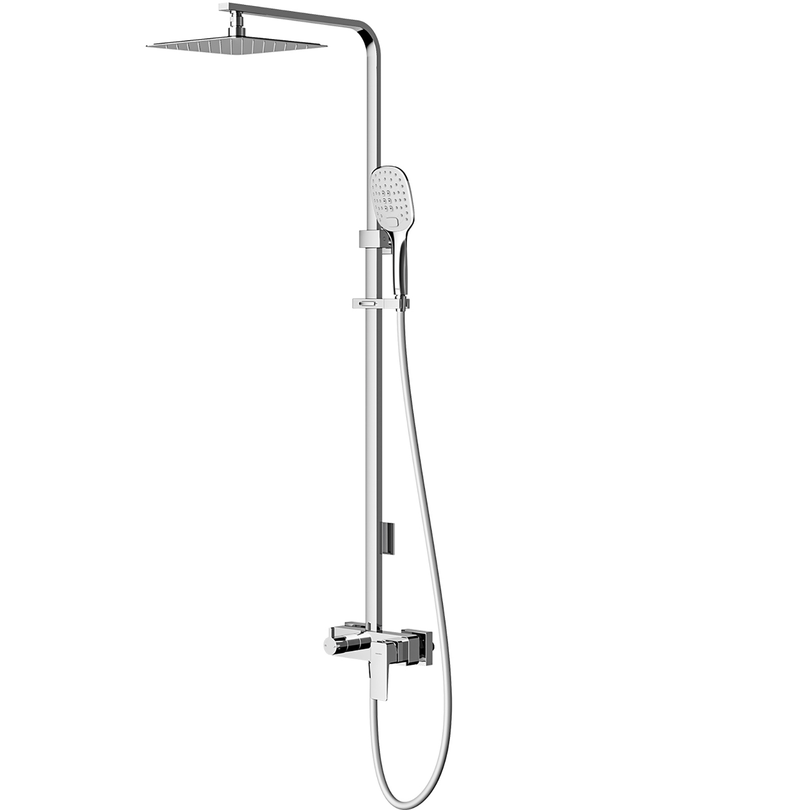 OMNIRES PARMA Duschsystem Oberflächenmontiertes Chromglanz PM7444CR