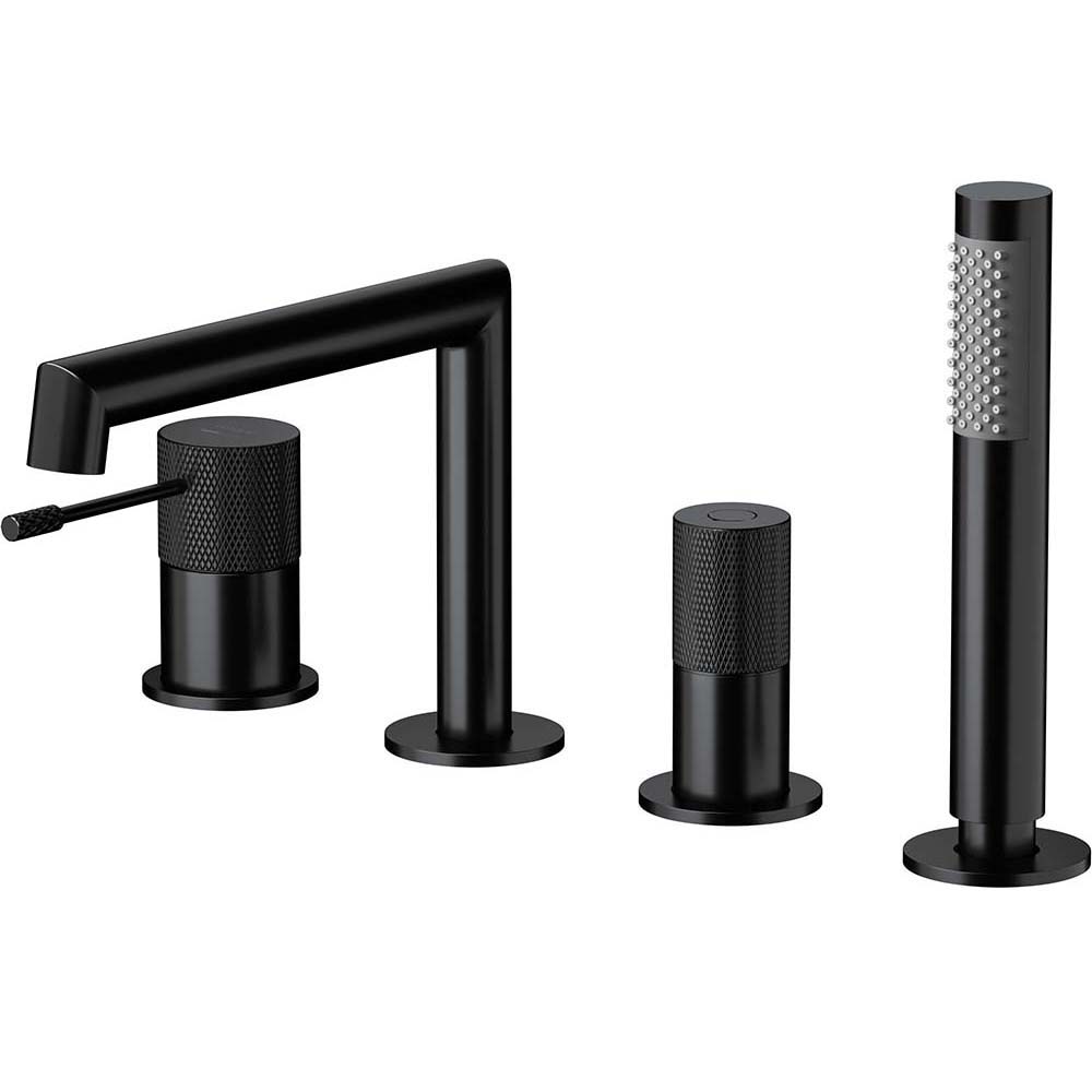 CERSANIT ZEN Wannenmischer Mehrloch schwarz S951-568