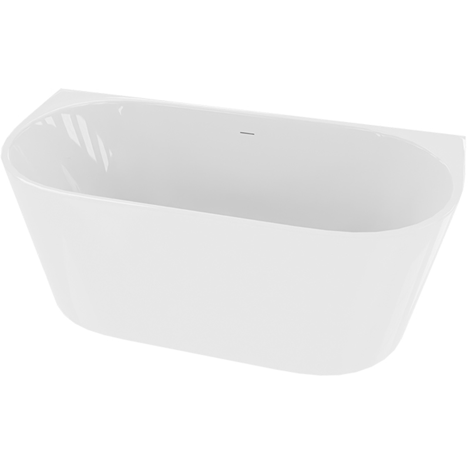 LAVITA freistehende wandmontierte Badewanne DERA SLIM 160x75 cm LAVITA freistehende wandmontierte Badewanne DERA SLIM 160x75 cm