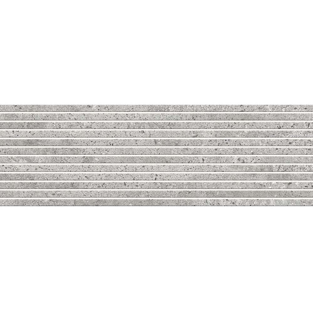 WANDFLIESE MOONROW GREY LAMEL STRUCTURE SATIN 29X89