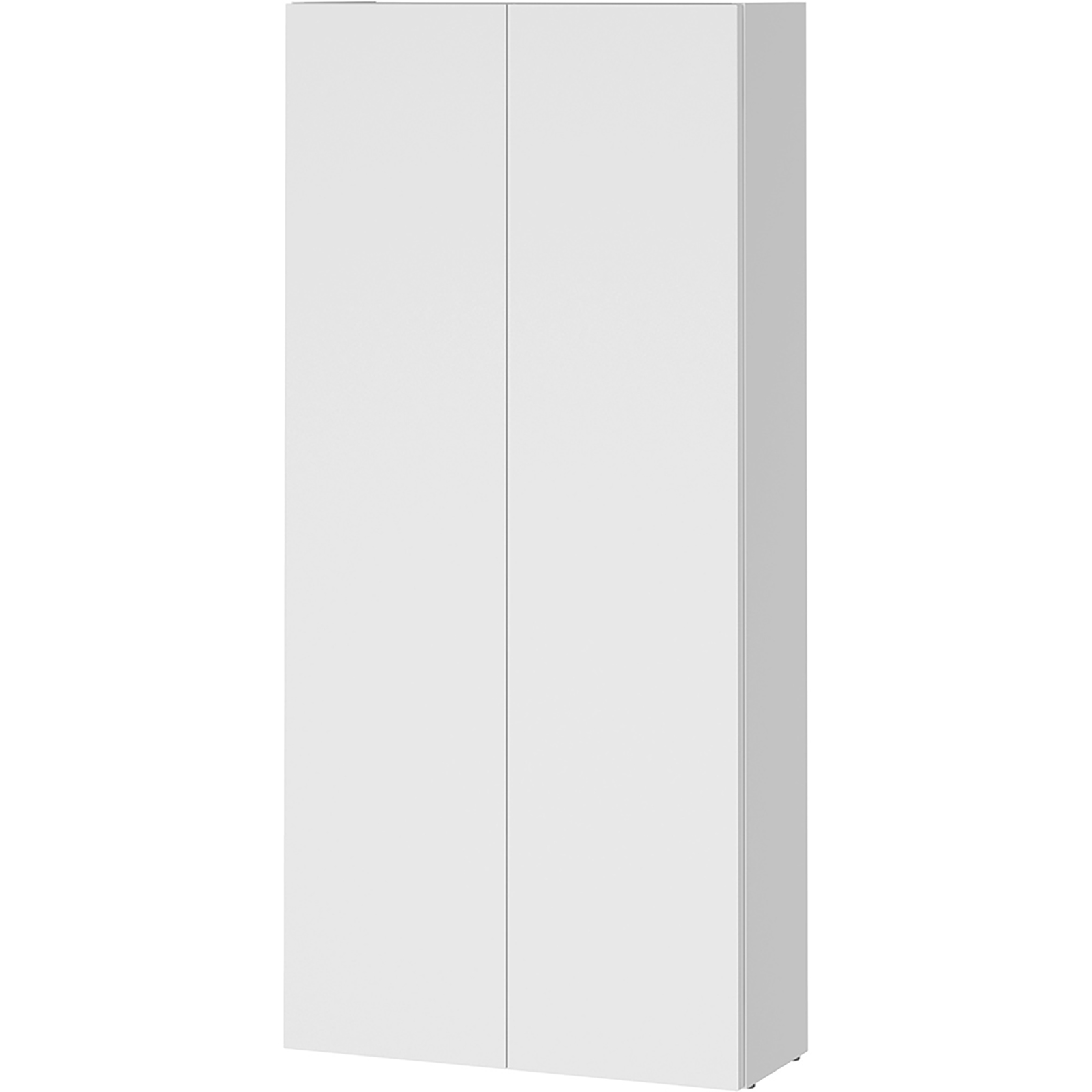 CERSANIT MILOS-Basisgehäuse mit DSM-Rahmen und eingebauter Tür weiß S1026-041