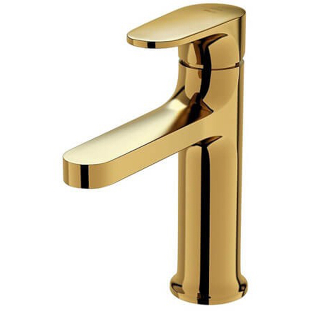 CERSANIT Bodenstehender Waschtischmischer INVERTO gold Griffe 2in1 gold S951-297
