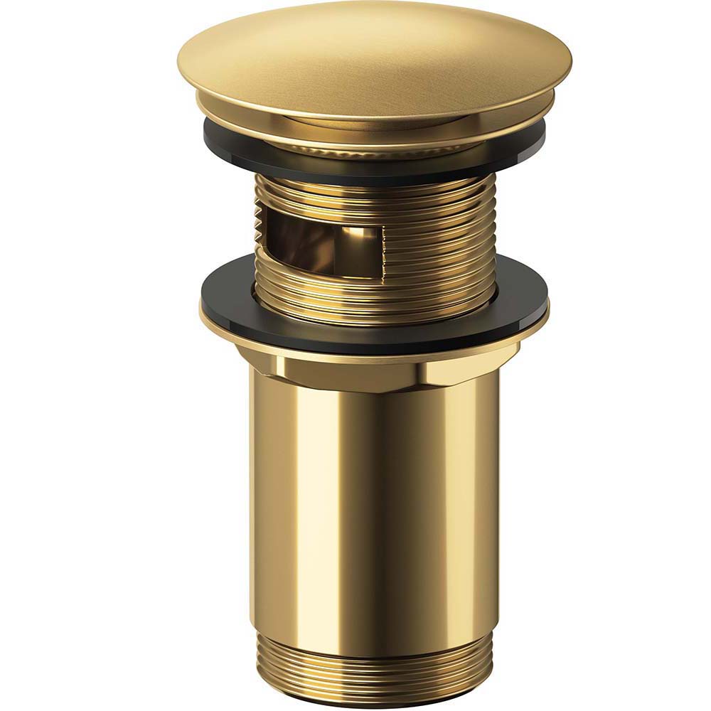 CERSANIT Automatischer Klick-Klack-Stopper, Gold gebürstet S951-847