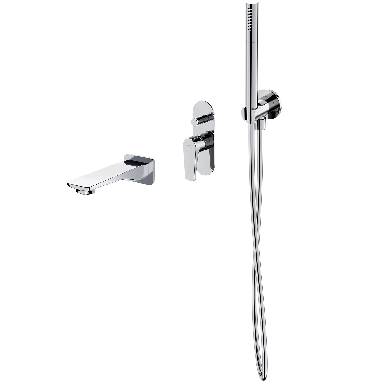 CERSANIT Unterputz-Badewannengarnitur MODUO chrom S952-040