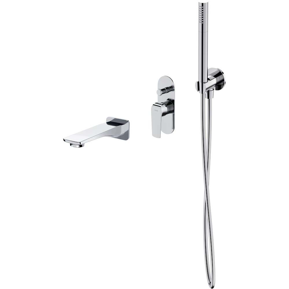 CERSANIT Unterputz-Badewannengarnitur CITY chrom S952-036