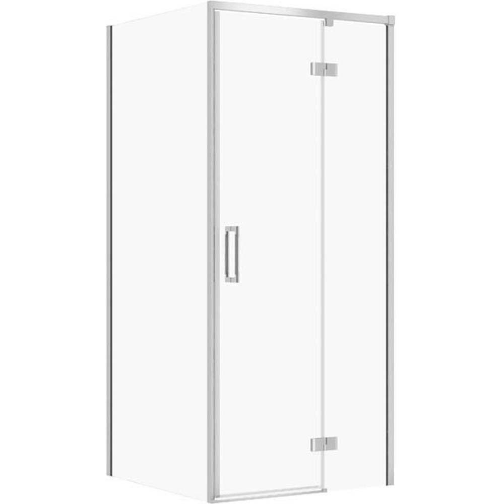CERSANIT Rechteckige Duschkabine LARGA rechts 80x90x195 cm chrom S601-324
