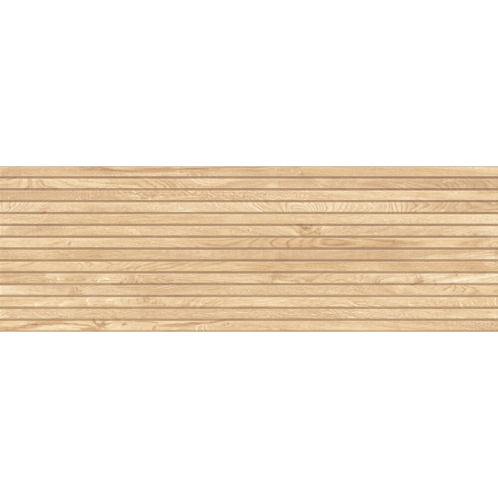 WANDFLIESE BAND WOOD LIGHT BEIGE MAT 39,8X119,8
