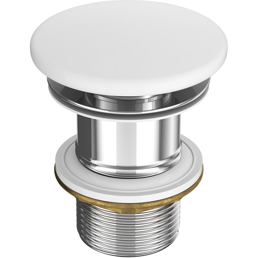 CERSANIT Keramik Waschtischstopper ohne Überlauf 5/4" weiß matt K11-2361 CERSANIT Keramik Waschtischstopper ohne Überlauf 5/4" weiß matt K11-2361