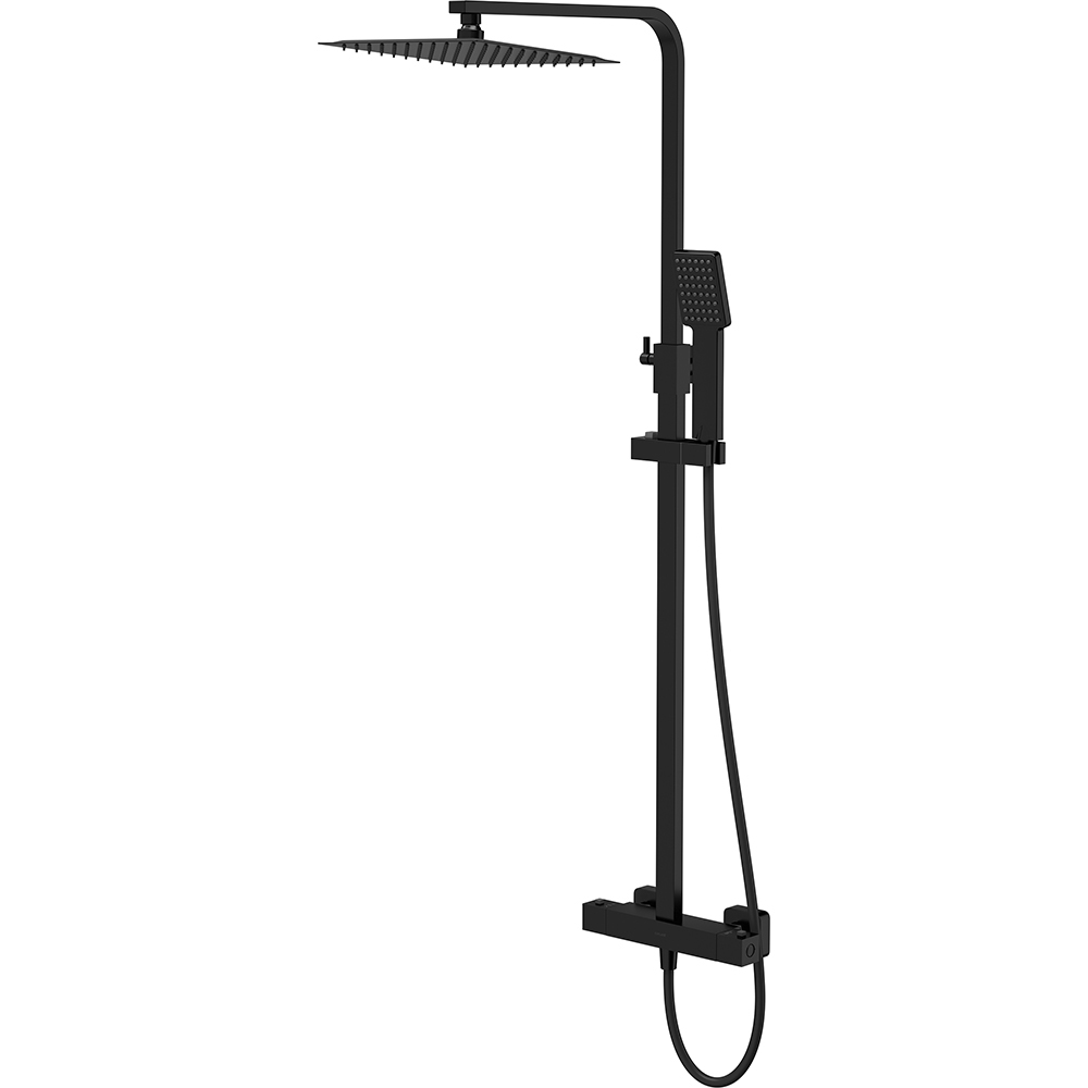 CERSANIT SELECTA Duschsäule mit Thermostat schwarz S951-757
