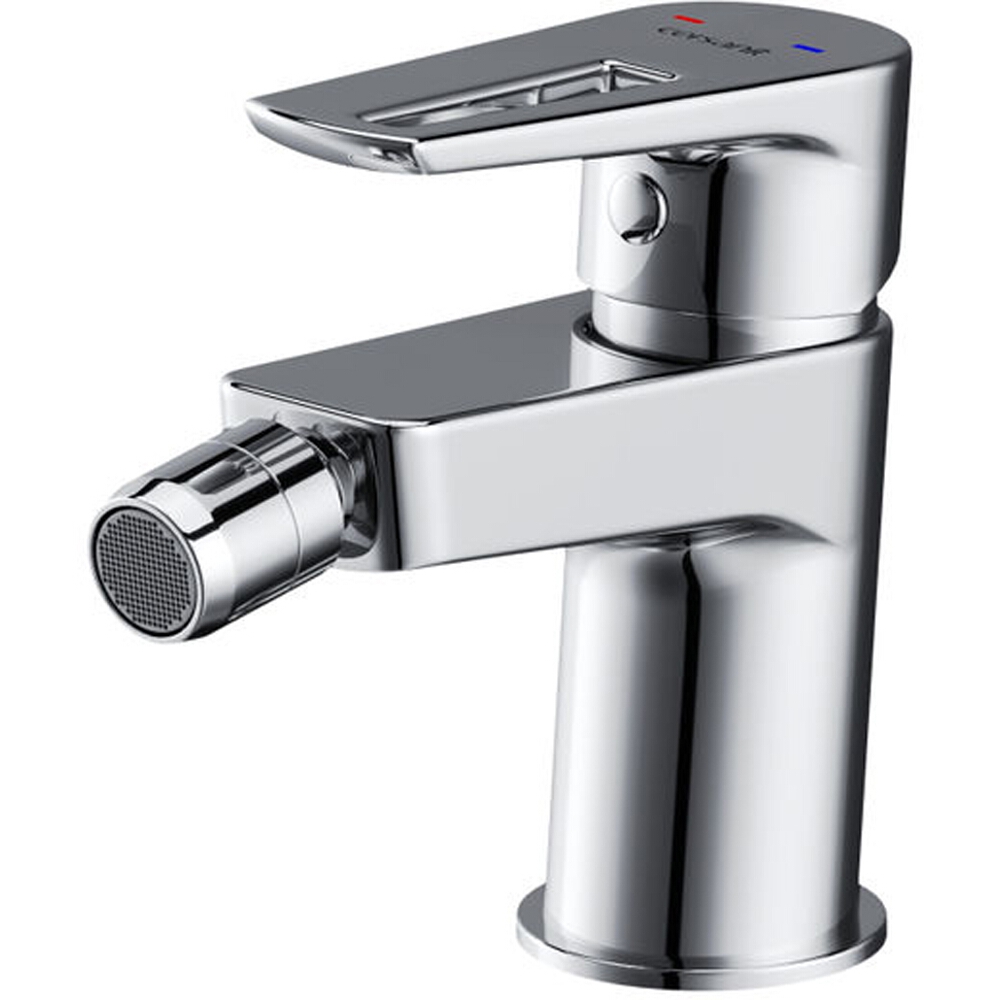 CERSANIT Stand-Bidetmischer MILLE chrom mit Metallstopper S951-347