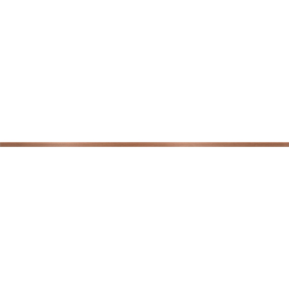 Wandfliese leisten UNIVERSAL METAL BORDERS orange glänzend 1x59,8 cm Cersanit