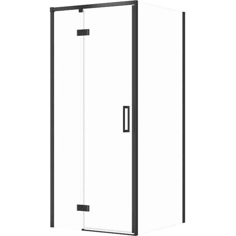 CERSANIT LARGA quadratische Duschkabine links 90x90x195 cm schwarz S601-221