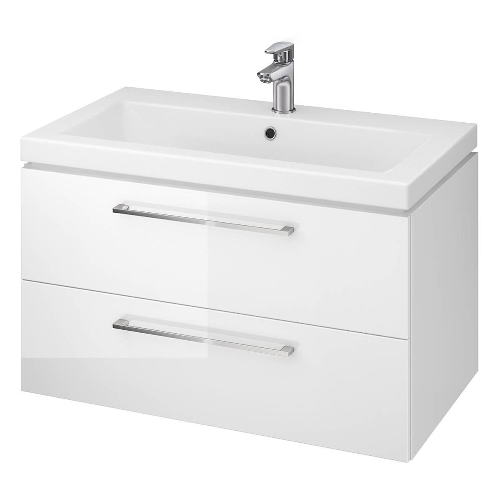 CERSANIT Unterschrank mit Waschbecken LARA COMO 80 weiß DSM S801-149-DSM