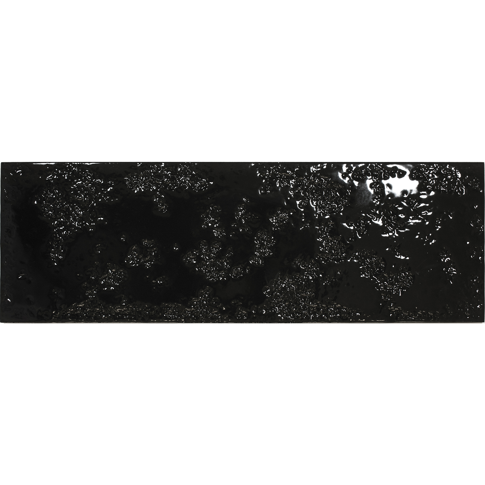 DEKORFLIESE KAMADO BLACK GLÄNZEND 15X45 REALONDA DEKORFLIESE KAMADO BLACK GLÄNZEND 15X45 REALONDA