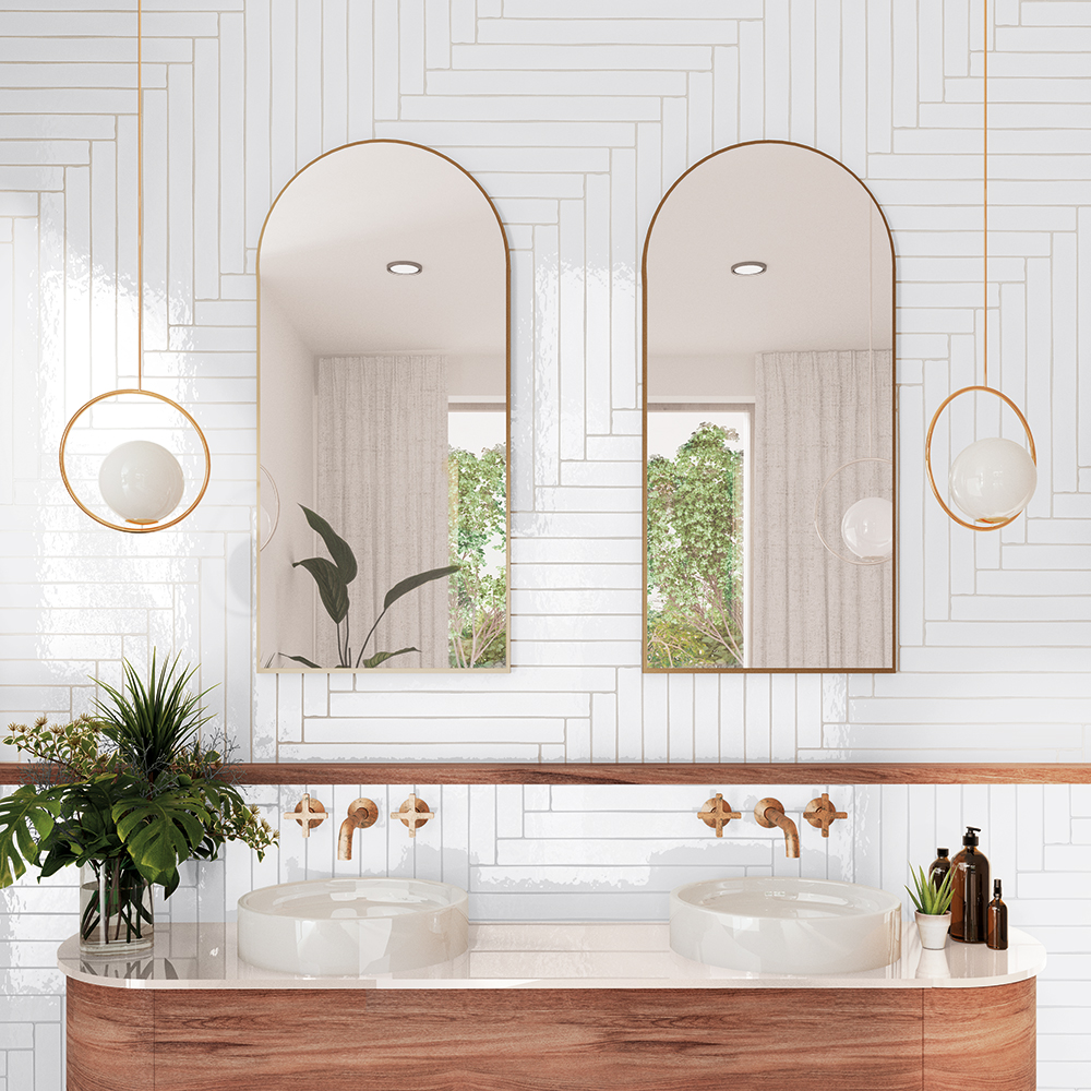 WANDFLIESE SAONA WEIß GLÄNZEND 5X50 BESTILE WANDFLIESE SAONA WEIß GLÄNZEND 5X50 BESTILE