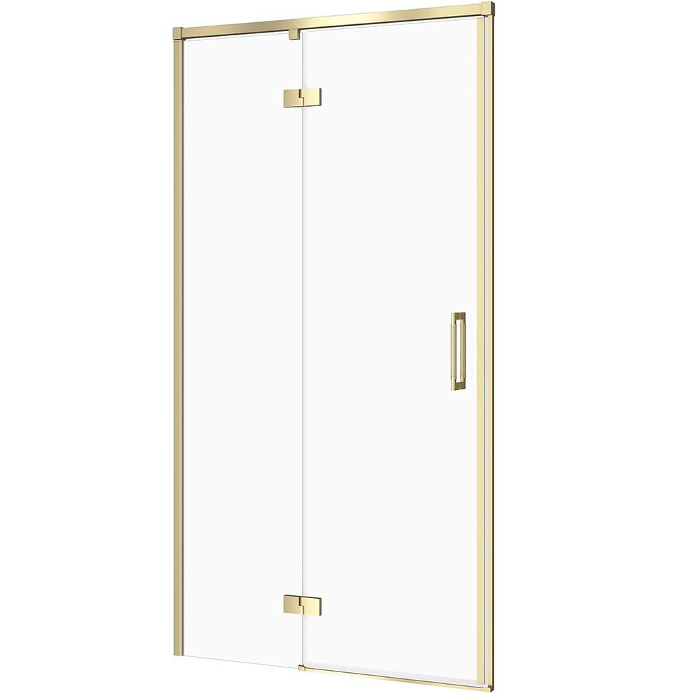 CERSANIT Duschtür LARGA gold matt, links 100x195 transparentes Glas S164-067 CERSANIT Duschtür LARGA gold matt, links 100x195 transparentes Glas S164-067