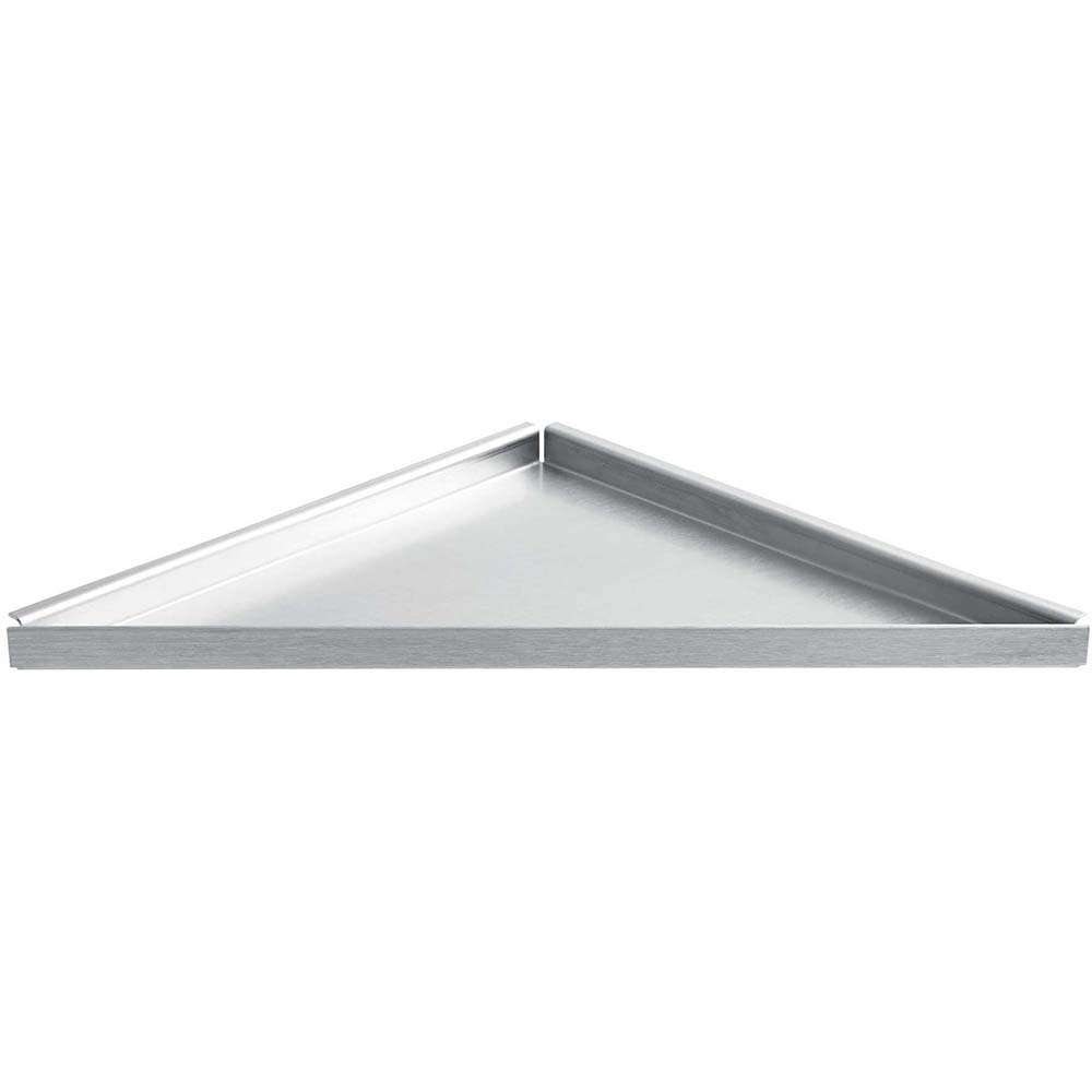 DREIECKIGE ECKABLAGE DURAL 2637 EDELSTAHL FEINS.