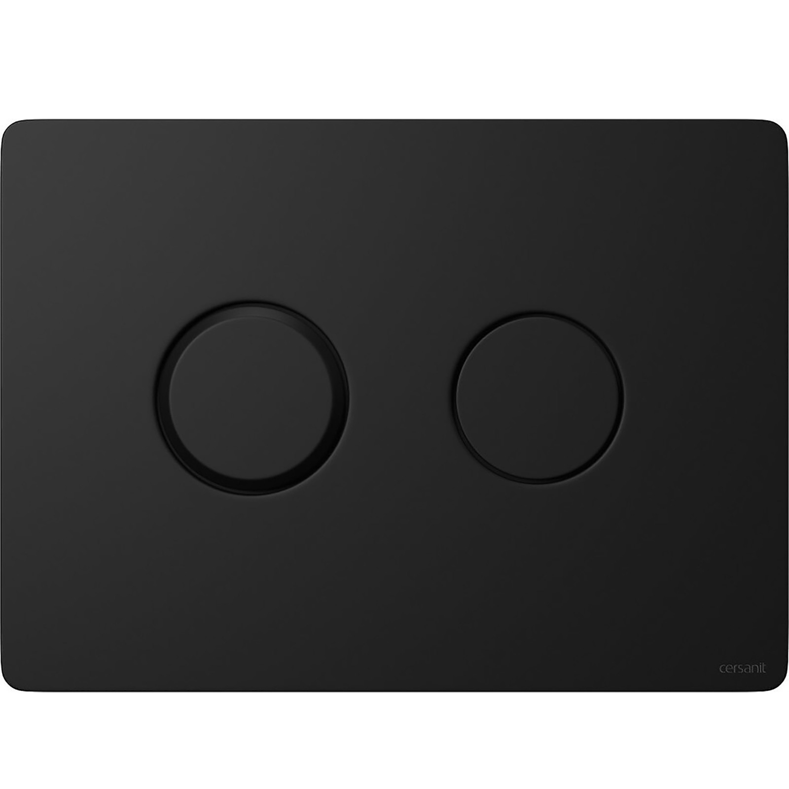 CERSANIT Pneumatiktaster ACCENTO CIRCLE schwarz matt K97-425