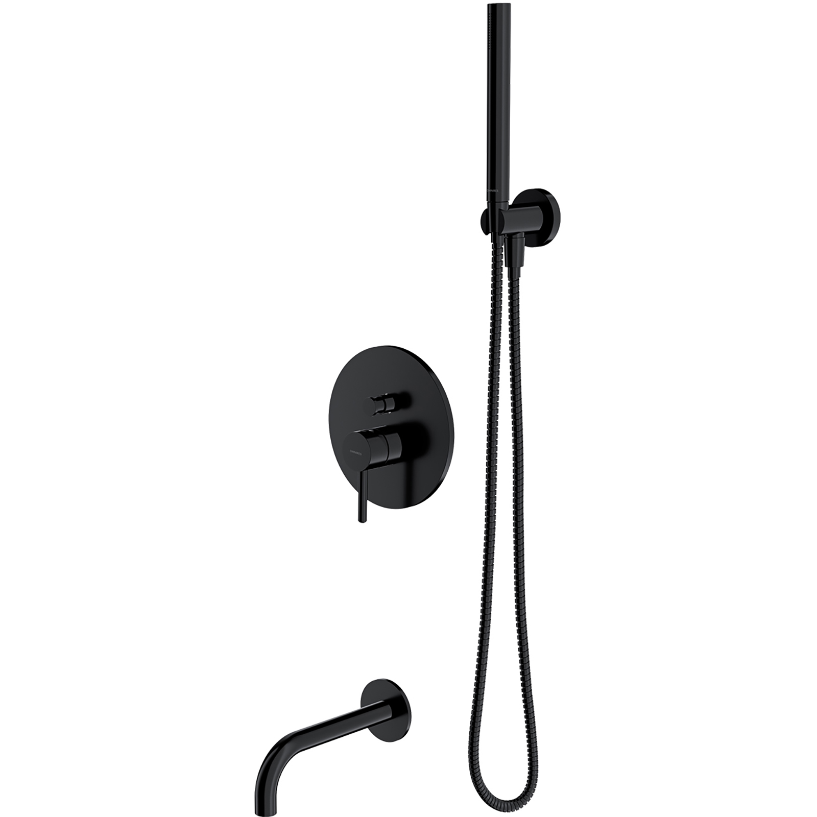 OMNIRES Y Badewannensystem Einbauten schwarz halbmatten SYSYW01BL