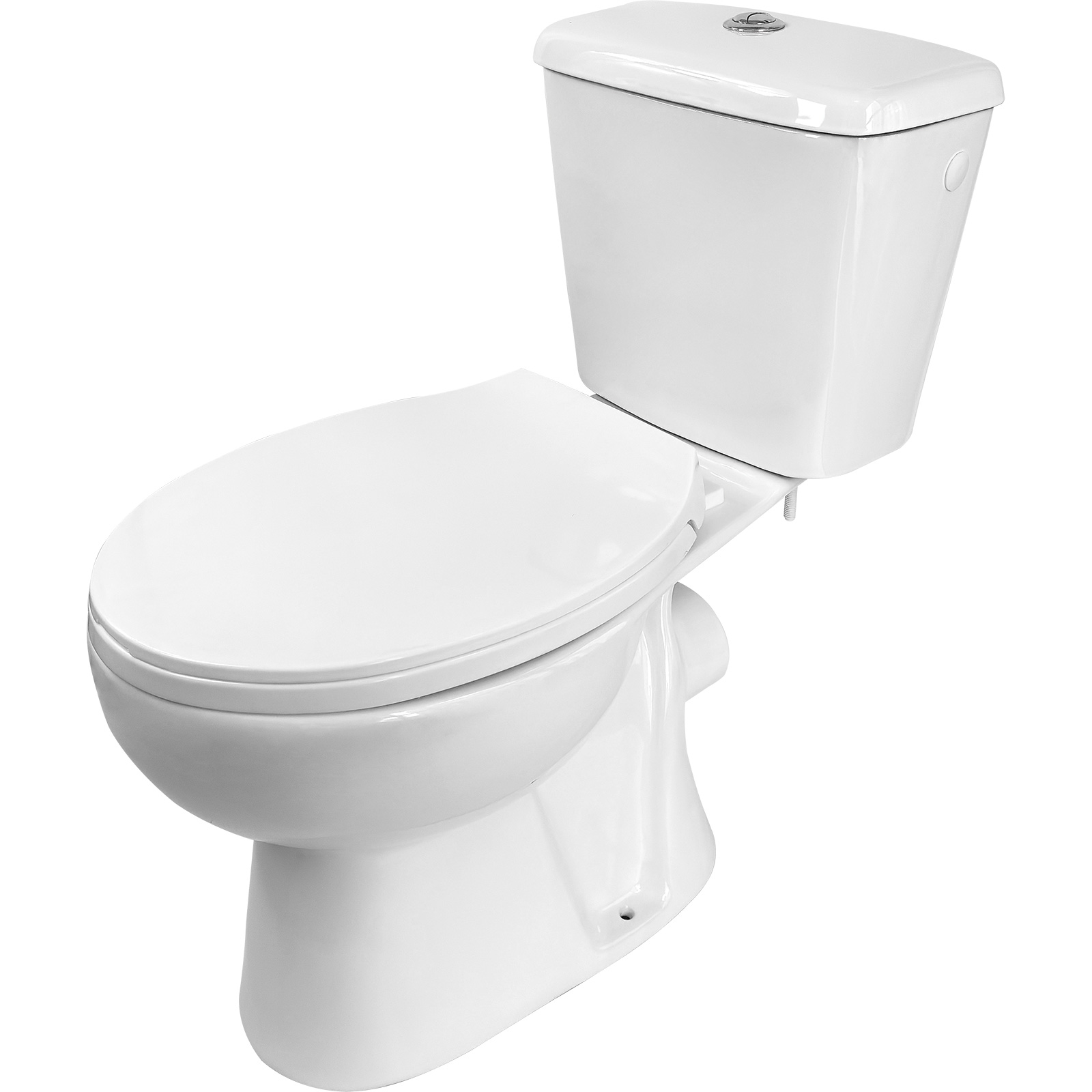 KUCHINOX Compact WC LARIO mit langsam abfallendem weißen Sitz VKL_604P