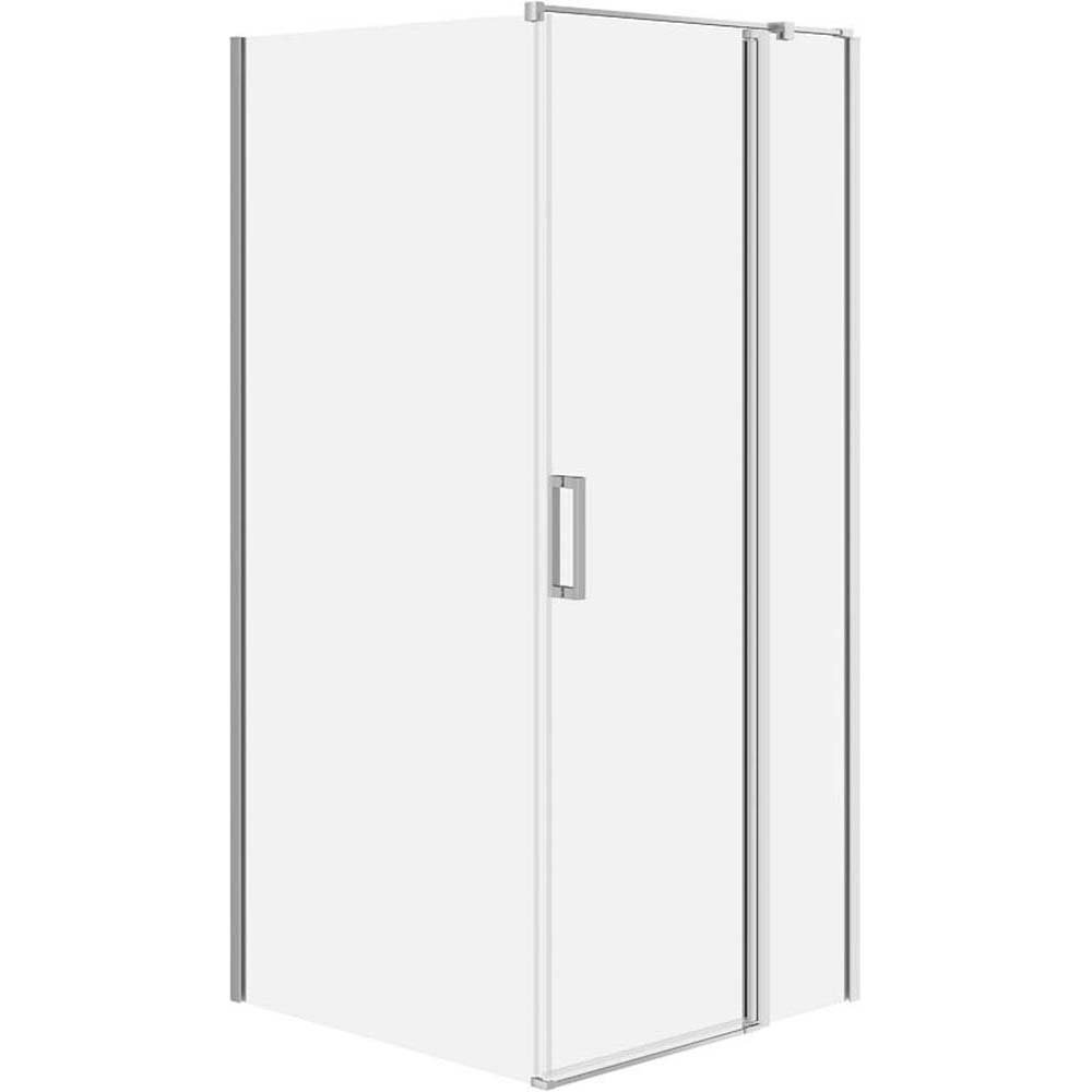 CERSANIT Rechteckige Duschkabine MODUO rechts 90x80x195 cm chrom S601-307