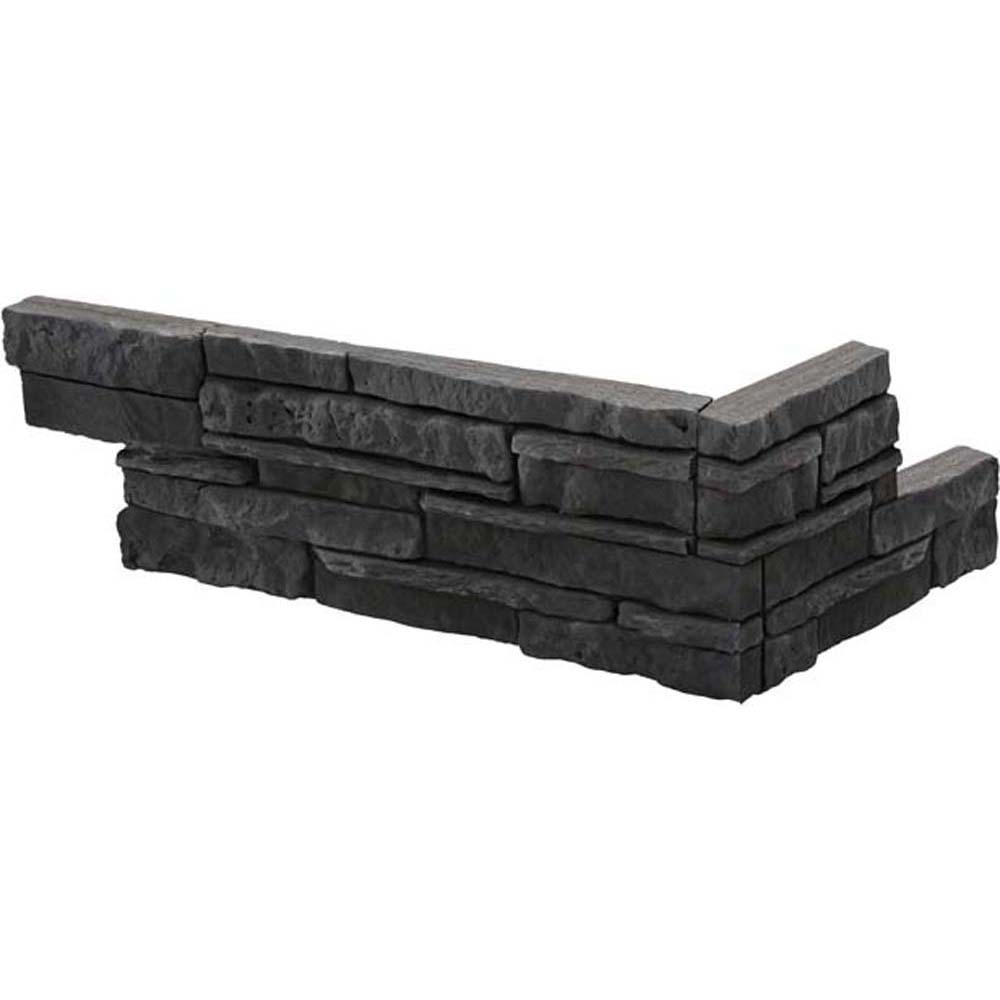 Eckwinkel für Verblendstein CONGO 1 graphit STONES