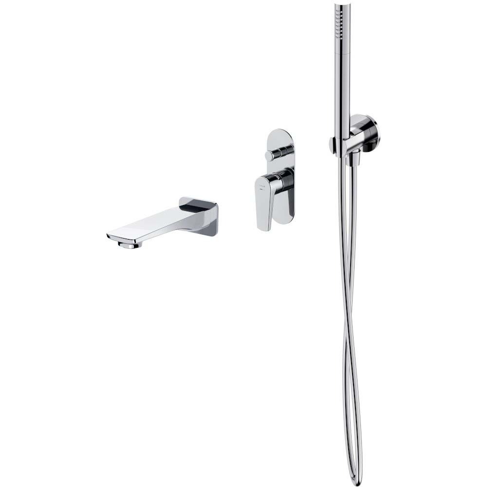 CERSANIT Unterputz-Badewannengarnitur MODUO chrom S952-040