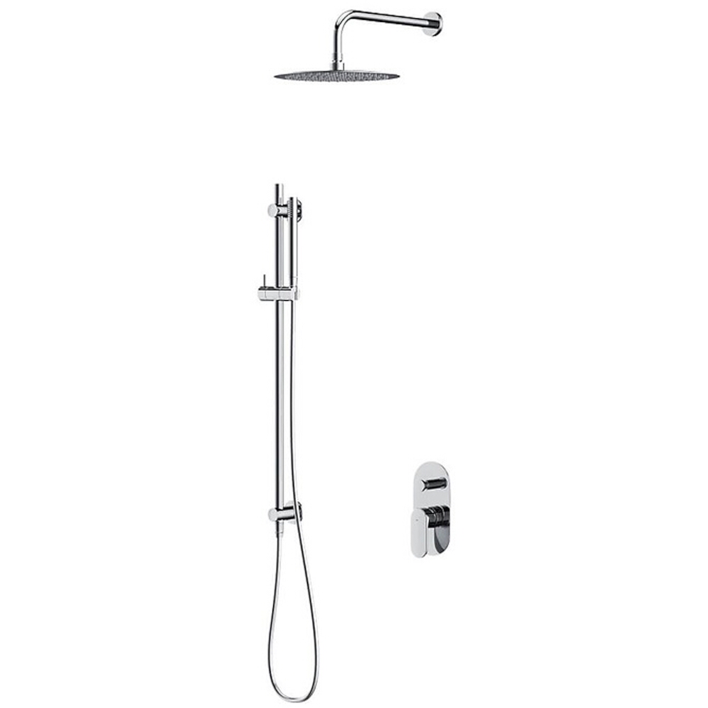 CERSANIT CREA SET B257 Unterputz-Set mit Wannen- und Duscharmatur Chrom S952-008