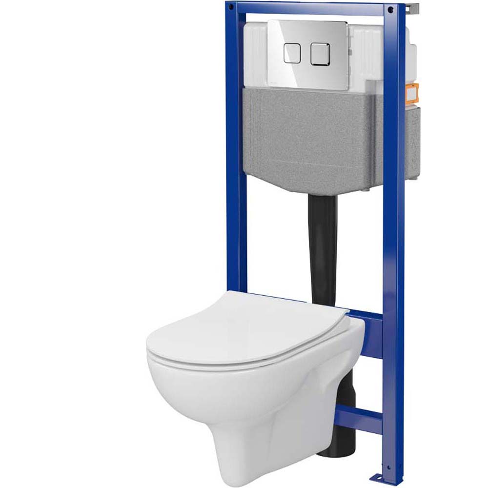 CERSANIT SYSTEM 50 PNEU Unterputz-Set ACCENTO chrom S701-955