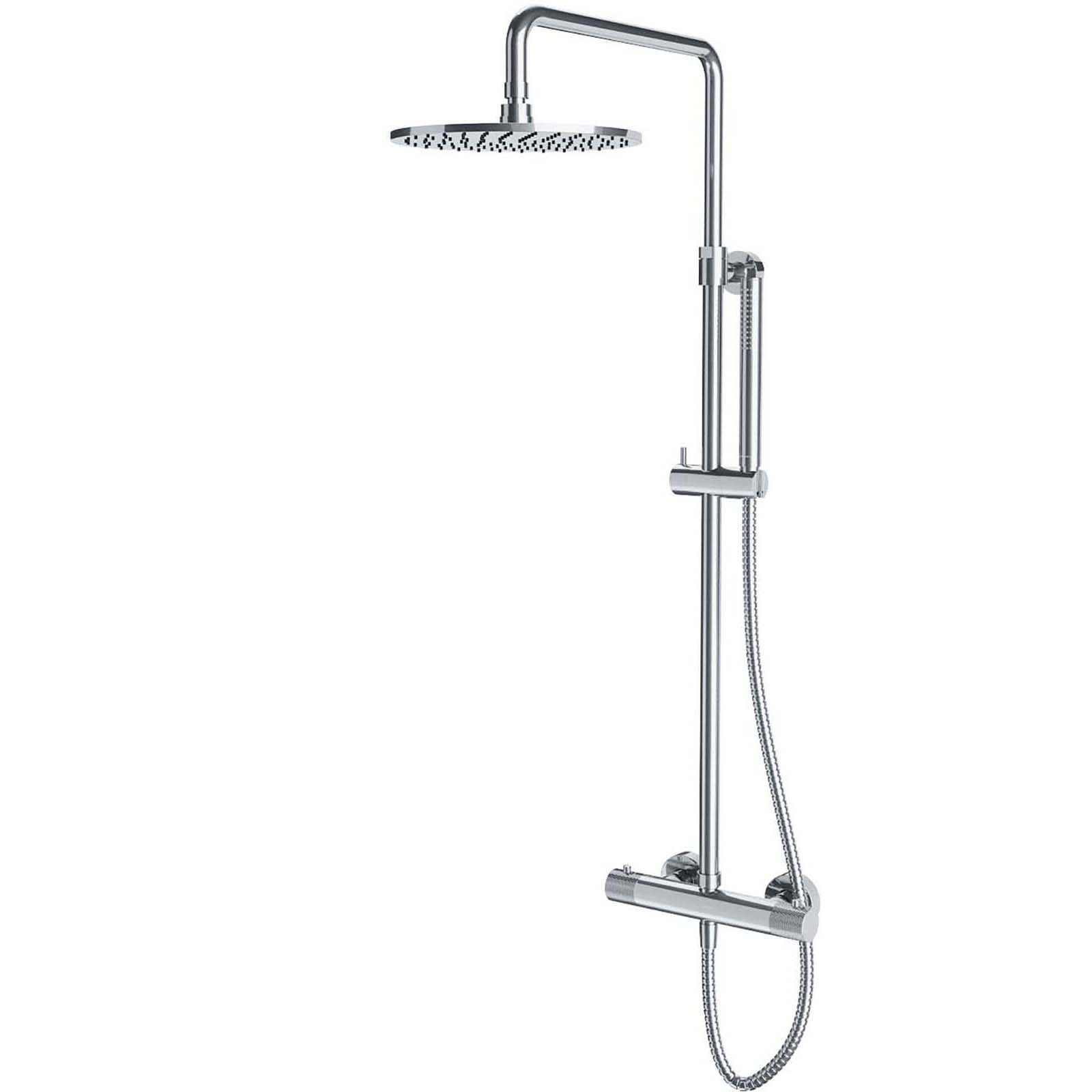 OMNIRES Thermostatisches Duschsystem CONTOUR oberflächenmontierte Chromglanz CT8044CR