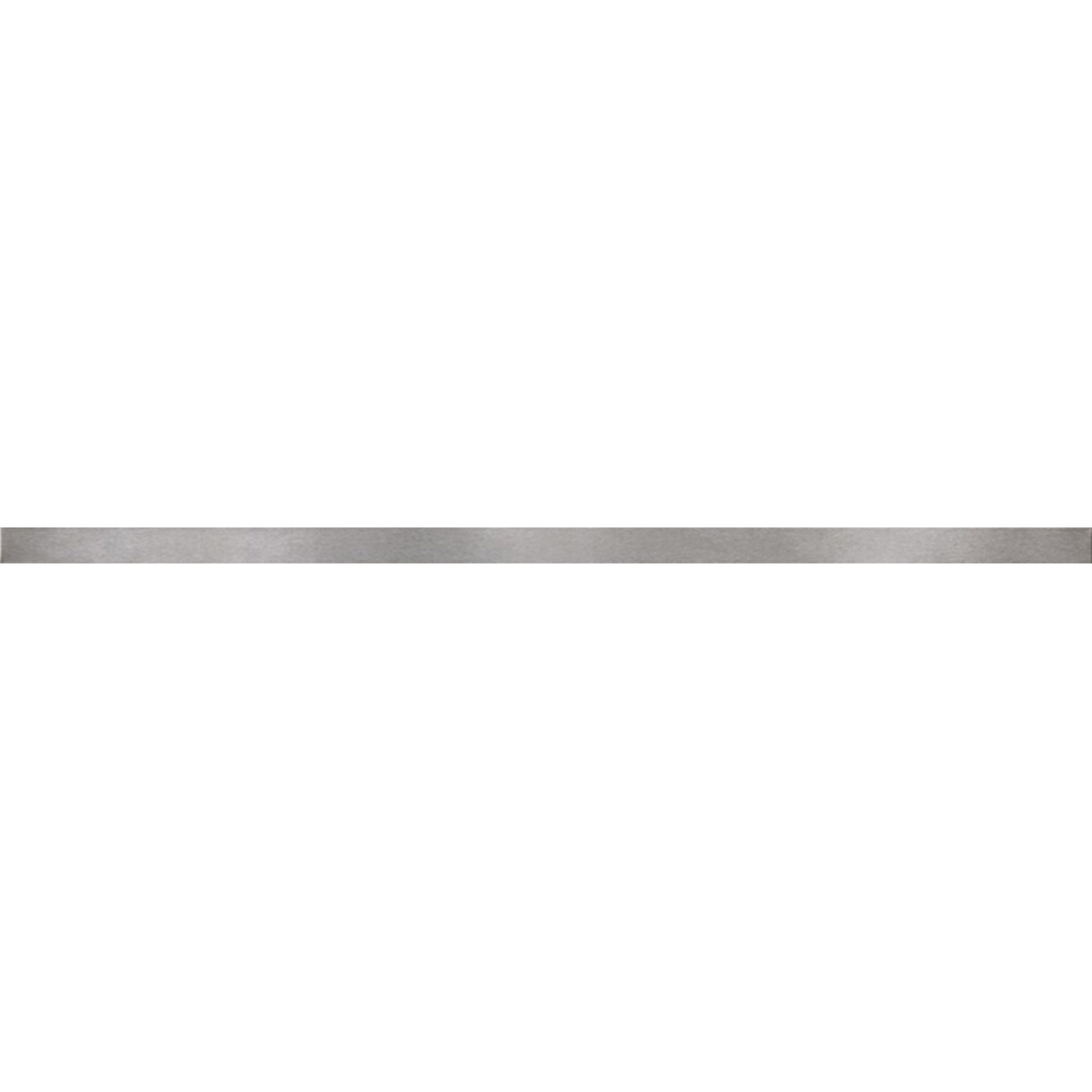 Wandfliese leisten UNIVERSAL METAL BORDERS grau glänzend 2x59 cm Cersanit