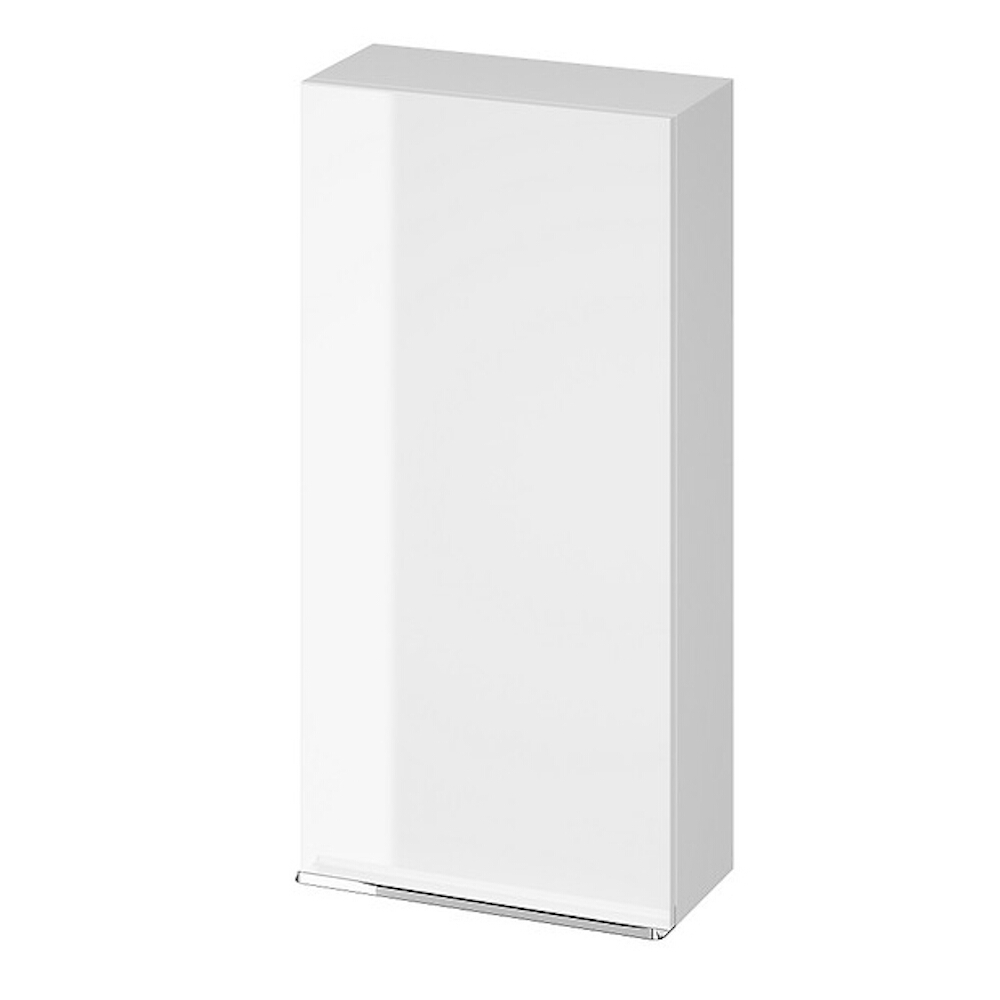 CERSANIT Wandhängender Badezimmerschrank Virgo 40 weißer Griff chrom S522-039