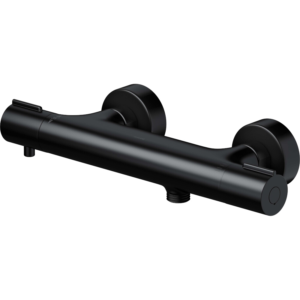 CERSANIT Wand-Brausebatterie VIRGO thermostatisch schwarz S951-580