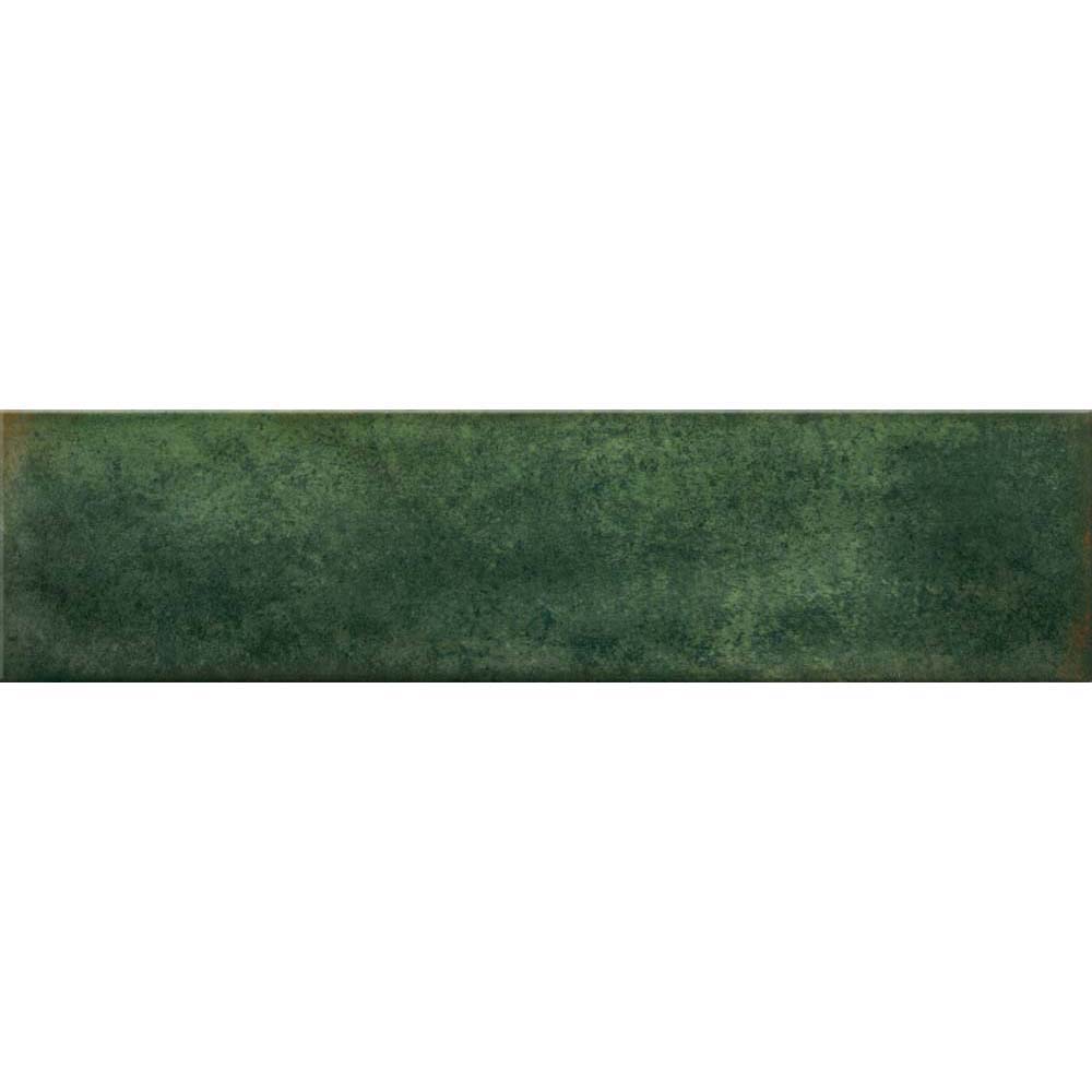 WANDFLIESE ANTIC MOSS GLÄNZEND 7,5X30 KARO METRO