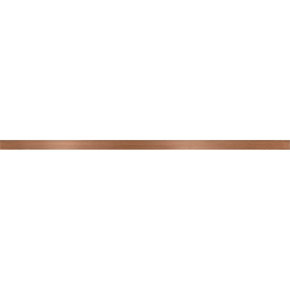 WANDFLIESE LEISTEN UNIVERSAL METAL COPPER MAT 2X59,8