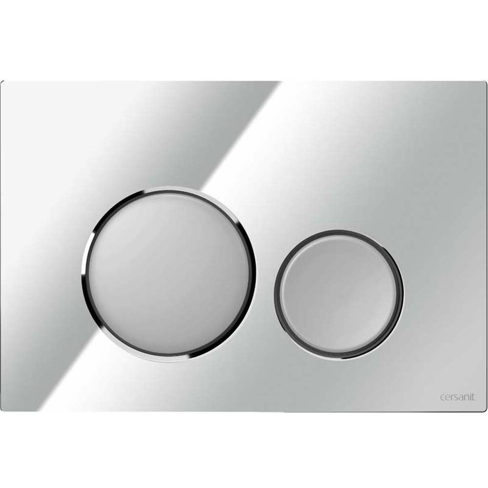 CERSANIT Betätigungsplatte LUNA chrom glänzend Tasten chrom matt K97-0567