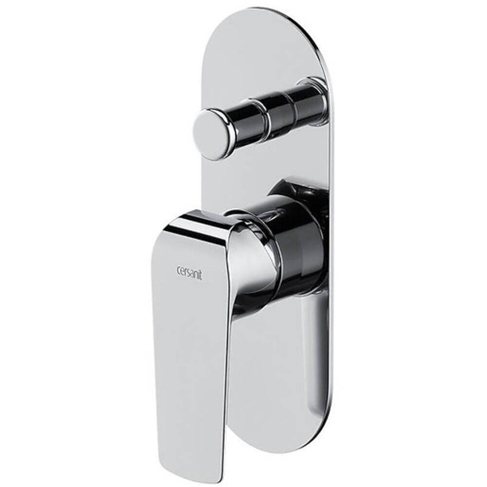 CERSANIT CITY Unterputz-Wannen- und Duscharmatur mit Box Chrom S951-345
