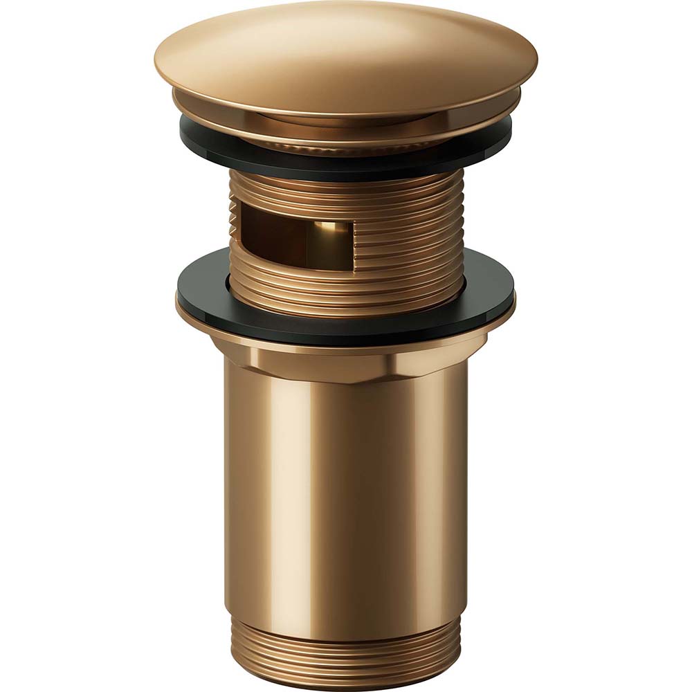 CERSANIT Automatischer Klick-Klack-Universalstopper, Kupfer gebürstet S951-846