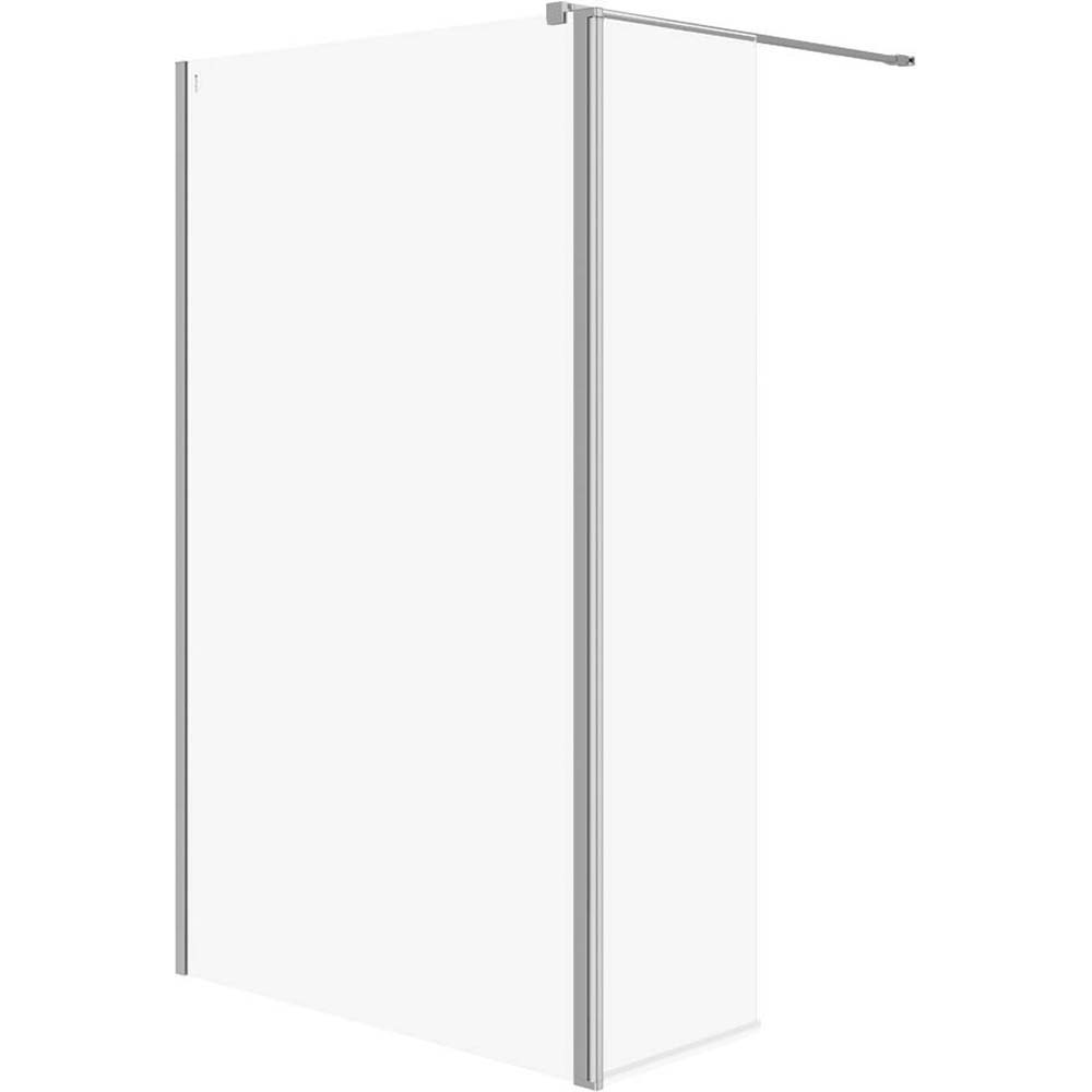 CERSANIT WALK-IN Duschkabinen-Set B792 MILLE mit Stellwand chrom 120X30X200 S601-179