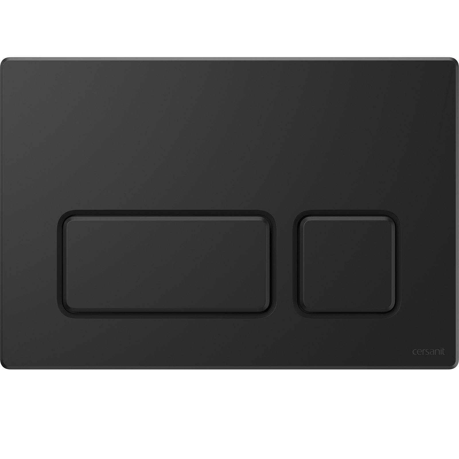CERSANIT Betätigungsplatte BLOCK schwarz matt K97-455
