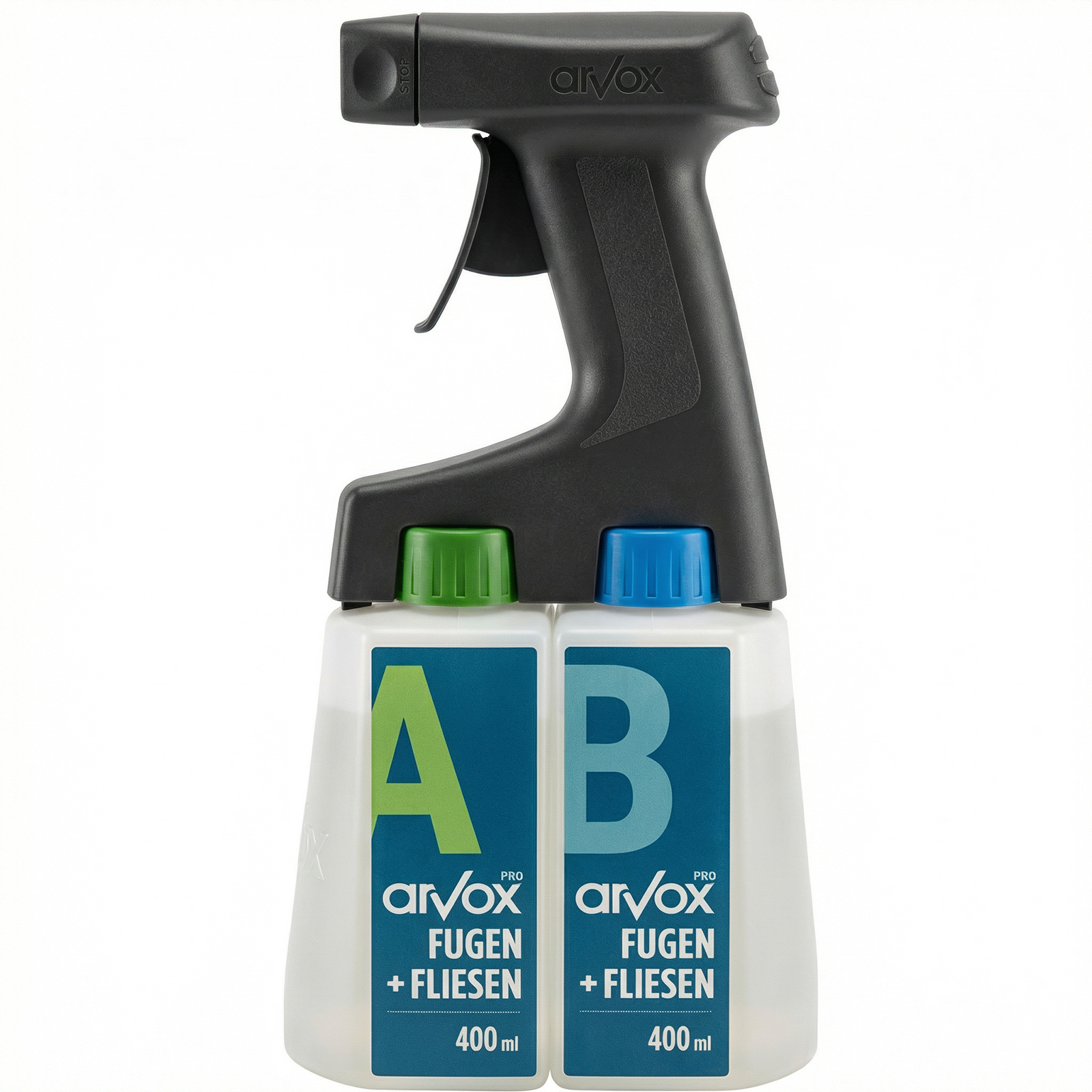 Spezialreiniger Arvox Pro Fuge + Fliesen 2-Komponenten-Reiniger (2 x 0.4 Liter)