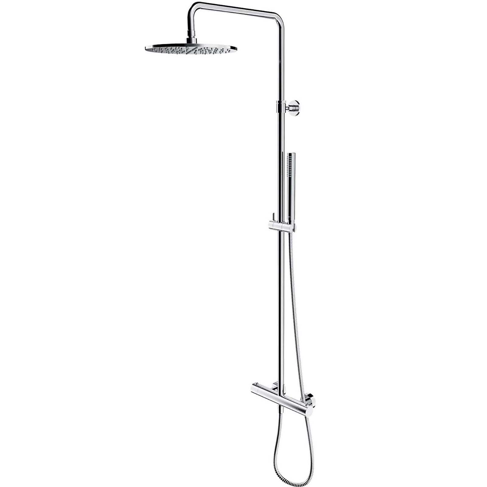 OMNIRES Thermostatisches Duschsystem Y oberflächenmontiertes Chromglanz Y1244SUCR