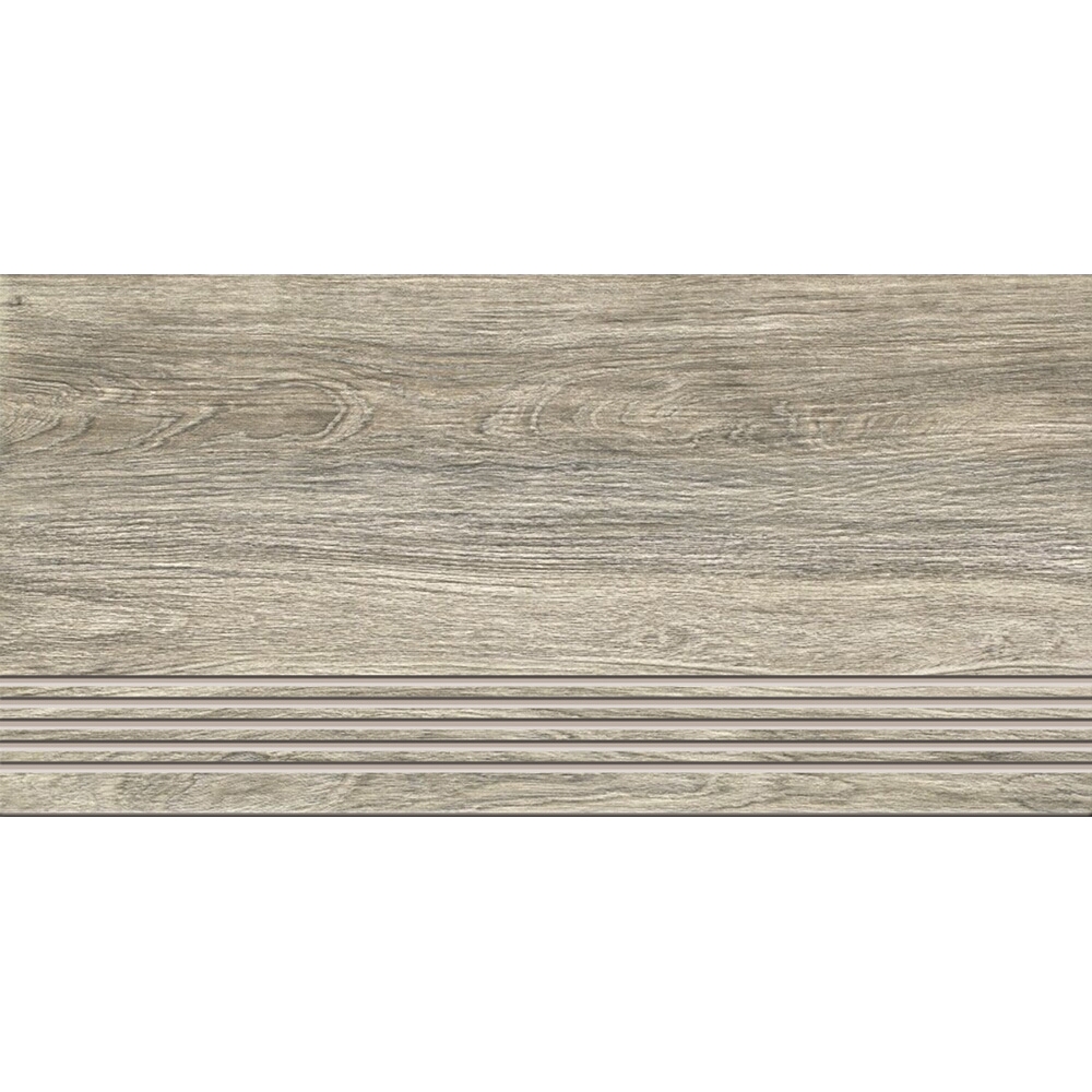 BODENFLIESE STUFENFLIESE HOLZOPTIK ESSENTIAL WOOD GRAU MATT 29,7X59,8 CER-ART