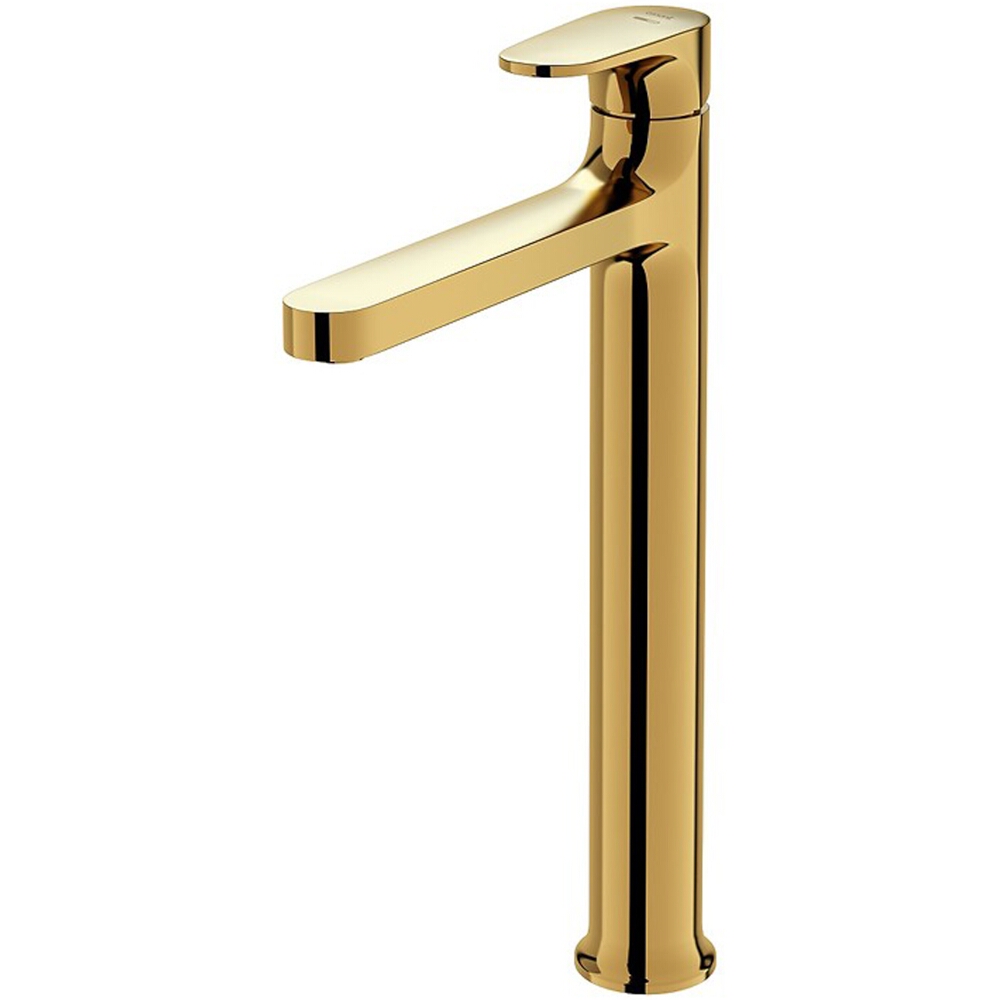 CERSANIT Bodenstehender Waschtischmischer INVERTO high gold Griffe 2in1 gold S951-298