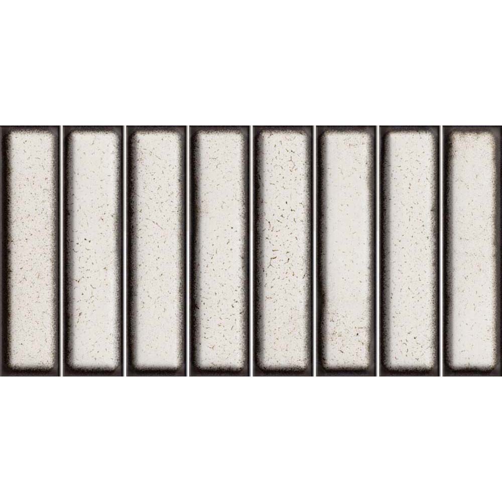 WANDFLIESE DOMINO BLANCO WEIß GLÄNZEND 15X30 EL BARCO