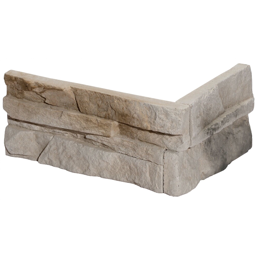 Eckwinkel für Dekorative Stein NEPAL 1 grau STEGU