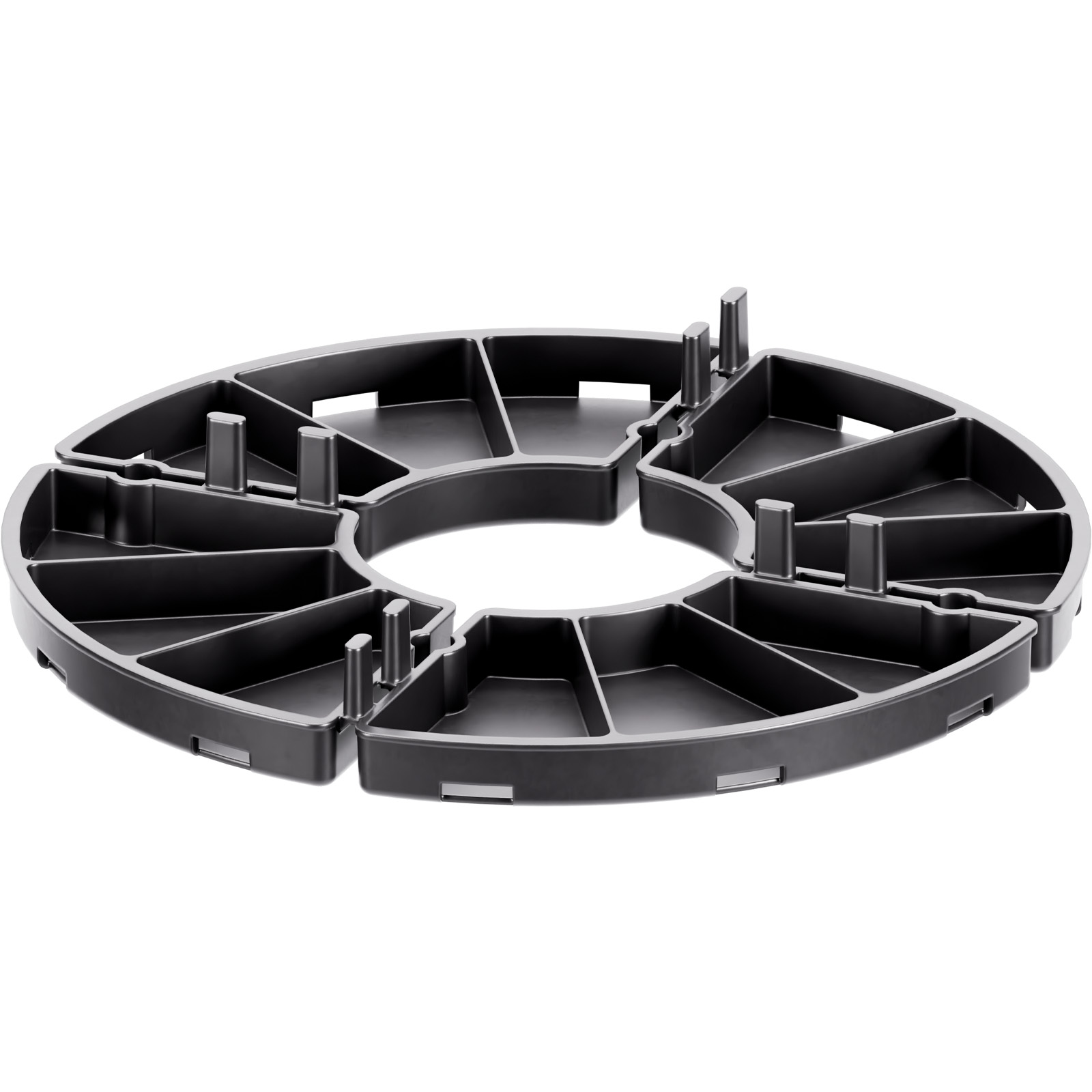 Terrassen Plattenlager 10 mm mit fester Höhe mit Fugenkreuze 3mm